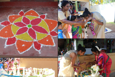 Thai Pongal celebrations of the Montessori section at Giggles International Montessori.